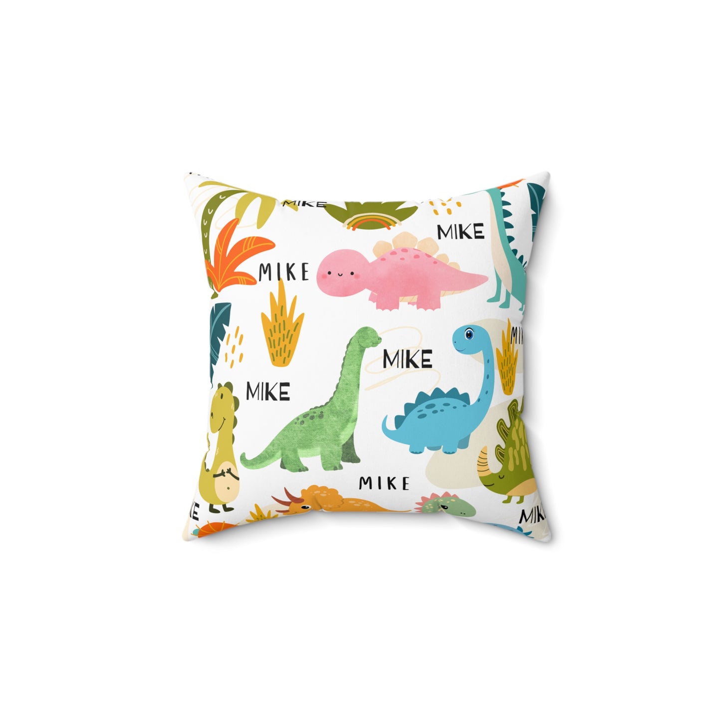 🦕 Personalized Dino Name Pillow 🦖 – Fun, Cozy & Customizable for Kids!