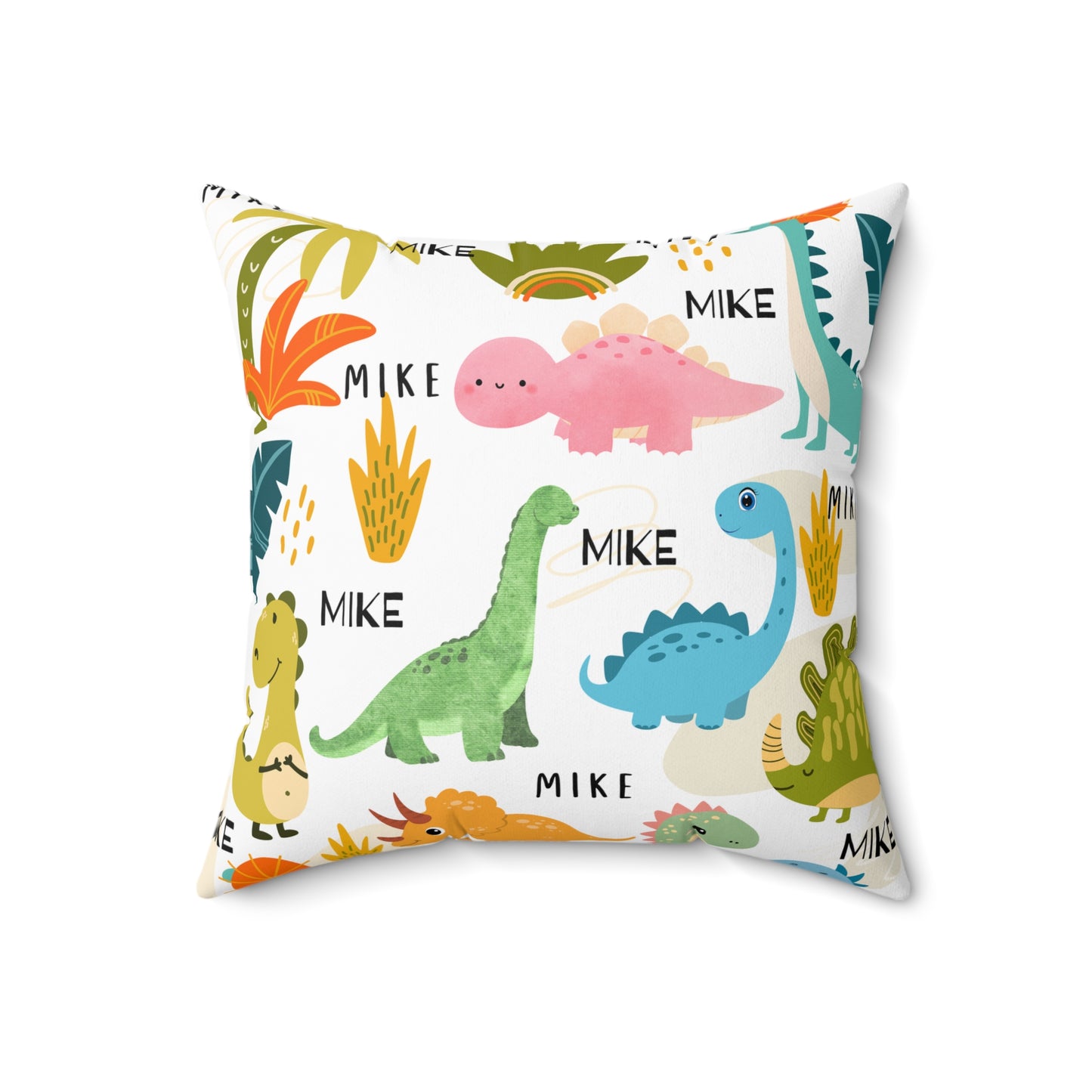 🦕 Personalized Dino Name Pillow 🦖 – Fun, Cozy & Customizable for Kids!