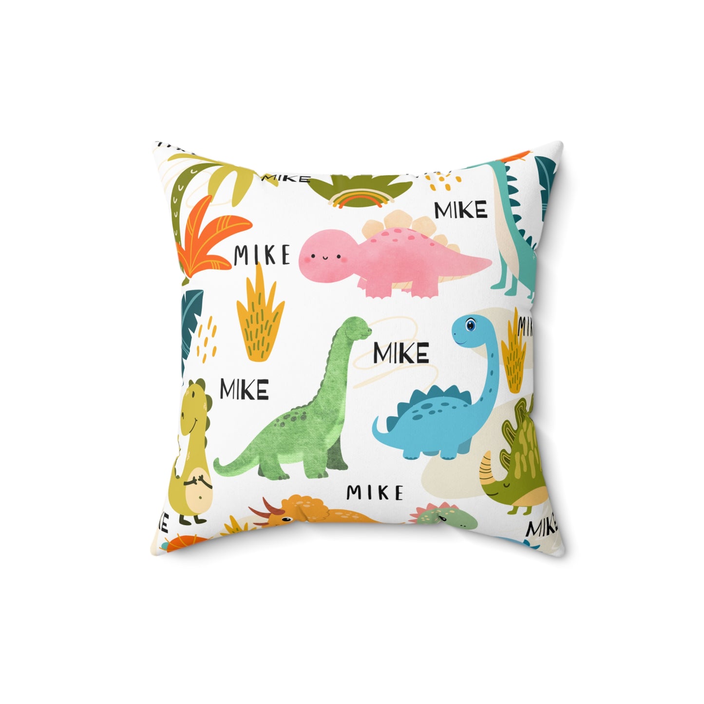 🦕 Personalized Dino Name Pillow 🦖 – Fun, Cozy & Customizable for Kids!