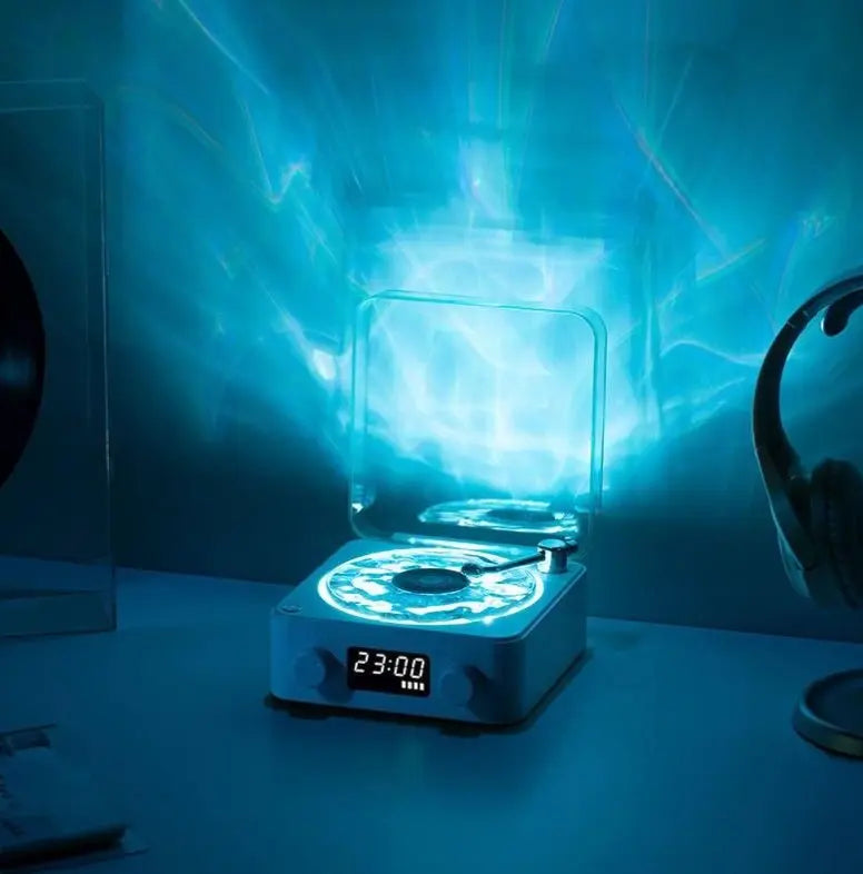 Vinyl Wave Bluetooth Turntable & Mood Light